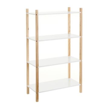 Bibliotecă de copii albă 60x106,5 cm – Casa Selección