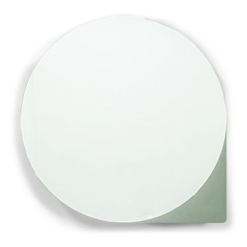 Dulap de baie verde/gri suspendat/cu oglindă din metal 55x55 cm Sonnet – Spinder Design