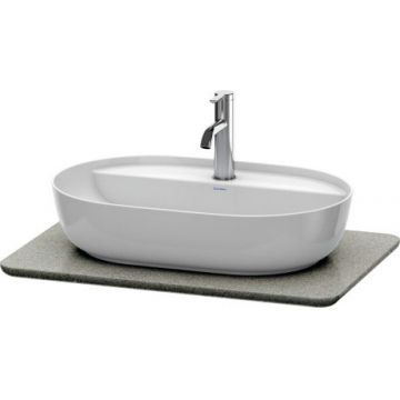 Blat compozit pentru lavoar Duravit Luv 688x475mm gri structurat