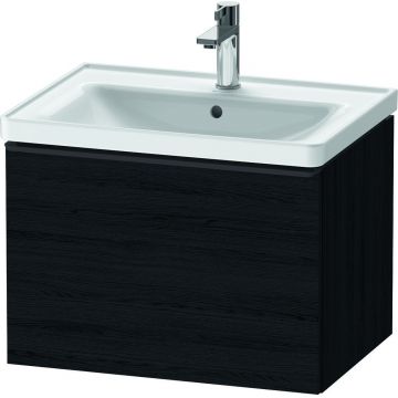 Dulap baza Duravit D-Neo cu 1 sertar pentru lavoar 65cm Black Oak