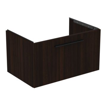 Dulap baza Ideal Standard i.Life B cu 1 sertar 80x50.5x44cm stejar cafea