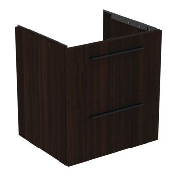 Dulap baza Ideal Standard i.Life B cu 2 sertare 60x50.5x63cm stejar cafea