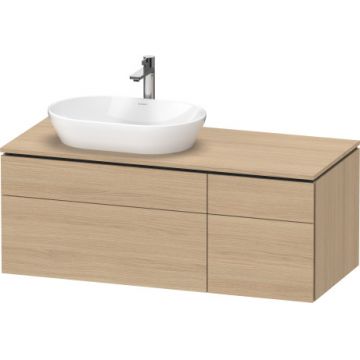 Dulap baza suspendat Duravit L-Cube 122x55cm stejar natur