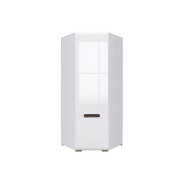 Azteca 020 Dulap de colț Szfn1D/21/10 White/White High Gloss