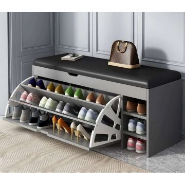 Pantofar 126 MDF Grey 100x30x51cm