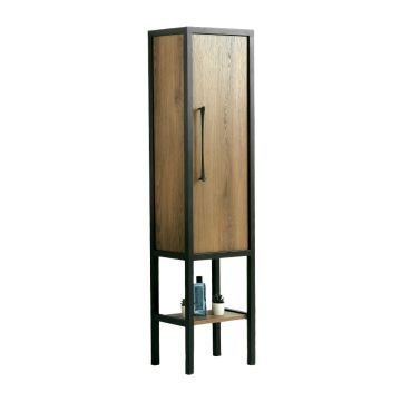 Dulap soldat baie Woodline maro 160 cm