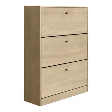 Pantofar cu setare Cabinet Pako World Natural 80x24x112 cm