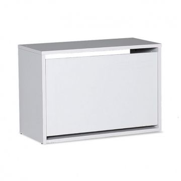 Dulap Pantofi 6 Perechi Culoare Alb 60x30x42 cm