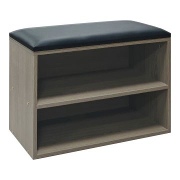 Bancuta pantofar Kiana Gri 60x32x44 cm Bancuta pantofar Kiana Gri 60x32x44 cm