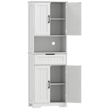 HOMCOM Mobilier de Bucătărie cu Sertar și 2 Dulapuri cu Rafturi Reglabile Alb | Aosom Romania HOMCOM Mobilier de Bucătărie cu Sertar și 2 Dulapuri cu Rafturi Reglabile Alb | Aosom Romania