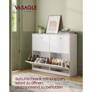 Pantofar Alb Vasagle, 16-28 perechi, 24 x 105.5 x 82.7 cm Pantofar Alb Vasagle, 16-28 perechi, 24 x 105.5 x 82.7 cm