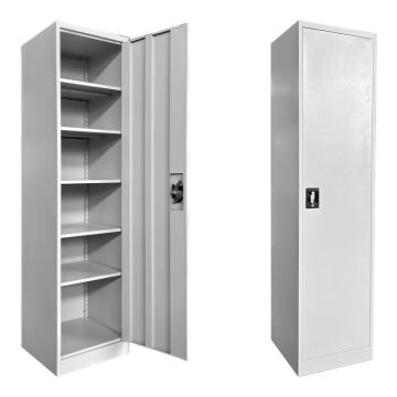 Vestiar metal Koya Gri deschis 50x45x180 cm Vestiar metal Koya Gri deschis 50x45x180 cm